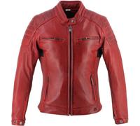 Helstons Jody Ladies Motorcycle Leather Jacket, red, size L for Women