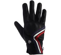 Helstons Line Motorcycle Gloves, black-white-red-blue, size XL for Men