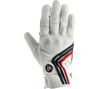 Helstons Line Motorcycle Gloves, white-red-blue, size 4XL for Men