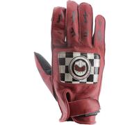 Helstons Logo Motorcycle Gloves, black-red, size 4XL for Men