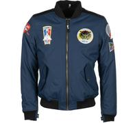 Helstons Lynx Motorcycle Textile Jacket, blue, size 2XL for Men