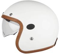Helstons Naked Carbon Jet Helmet, white, size XL for Men