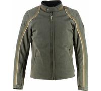 Helstons Phoenix Mesh Motorcycle Textile Jacket, green-brown, size L for Men