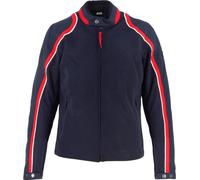 Helstons Phoenix Mesh Motorcycle Textile Jacket, white-red-blue, size S for Men