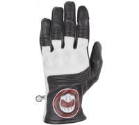 Helstons Piste Summer Motorcycle Gloves, black-white, size 2XL for Men