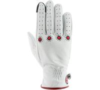 Helstons Shine Summer Ladies Motorcycle Gloves, white, size S for Women