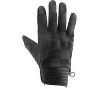 Helstons Simple Summer Motorcycle Motorbike Textile Gloves Black / Grey