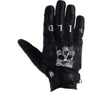 Helstons Skull Summer Motorcycle Gloves, black, size 9
