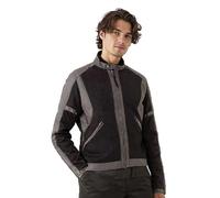 Helstons Stoner Evo Air Mesh Motorcycle Textile Jacket, grey, size L for Men