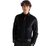 Helstons Stoner Evo Air Mesh Motorcycle Textile Jacket, black, size S for Men
