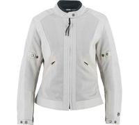 Helstons Stoner Evo Air Mesh Ladies Motorcycle Textile Jacket, silver, size XL for Women
