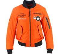 Helstons Tigresse Ladies Motorcycle Textile Jacket, orange/black, size 2XL