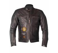 Helstons Tracker Motorcycle Leather Jacket, black, size M
