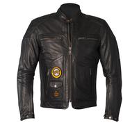 helstons Tracker Natural Leather Jacket Black XL