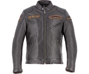 Helstons Trevor Motorcycle Leather Jacket, black-brown, size 3XL for Men