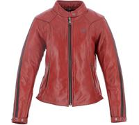 Helstons Victoria Leather Jacket Red S Women