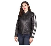 helstons Victoria Leather Jacket Black/White L