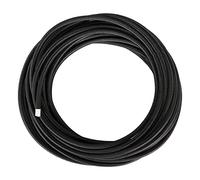Helunsi 10 Meters / 32.8FT Electrical Cable Wire, Black 3 Core 0.75mm² Round Fabric Cable, Vintage Flex Cloth Braided Wire for DIY Lamps Industrial Pendant Lights Flexible Lighting Project - 10m