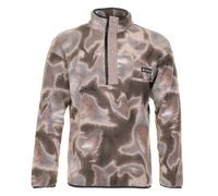 Columbia - Half-snap printed fleece - Helvetia II Printed Half Snap Fleece Iron Dyeflow for Men - Size L - Brown Brown L
