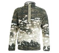 Columbia Mens Helvetia II Printed Half Snap Fleece Sweatshirt - Colour: 349 Safari Sisters - Size: XL