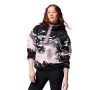 Columbia - Helvetia II Printed Cropped Half Snap W Tobacco Sisters Dark Stone - XS - Fleece