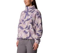 Columbia - Printed half-pressure fleece - Helvetia II Printed Cropped Half Snap Shale Prpl Sstrs Shl Prpl for Women - Size XS - Pink Pink XS
