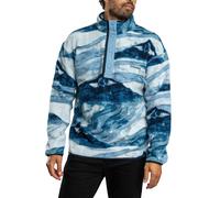 Columbia Mens Regular Fit Helvetia II Printed Half Snap Fleece - Colour: 447 Rainy Day Summits - Size: Large