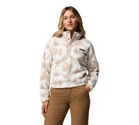 Columbia - Half-zip fleece with stand-up collar - Helvetia II Printed Cropped Half Snap Sea Salt Sprayflower for Women - Size S - Beige Beige S