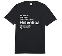 Helvetica Font Love Typography T-Shirt for Graphic Designers Comfort Colors Adult Heavyweight T-Shirt