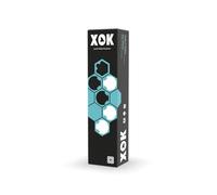 Helvetiq - XOK - Tactical Placement Game - Try to Group 10 Fish or Sharks of Your Colour - 2 Players - Ages 8+
