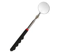Helweet Automotive Telescopic Inspection Mirror, Round Handle Mechanics Mirror, Universal Folding Telescopic Round Mirror, 360 Degree Rotation, for Checking Vehicle Condition, 50mm Diameter