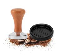 Helweet Coffee Tamper, Espresso Press, Espresso Tamper Mat, Coffee Tamping Mat, a Great Choice for Making Espresso with a Rich Aroma and Great Taste, for Coffee Shops and Coffee Lovers