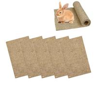 Helweet Rodent Rug, Hemp Mat, Rodent Mat, Hemp Rug, Carpet Bedding For Rabbits, Hamsters, Guinea Pigs, Suitable For Guinea Pig Enclosures And Small Animal Sleeping Areas, 20 X 30 CM, 5 Pieces