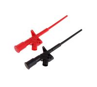 HELYZQ 1000V Insulated Test Hook Clip Non-Destructive Puncture Probe Built-in Spring Compatiable with 4mm Banana Plug 2pcs