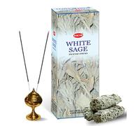Hem 8901810014763 White Sage Hexa Incense Sticks, 6Packs X 20 Sticks=120 Sticks