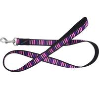 Hem and Boo Block Design Dog Lead Pink - Large