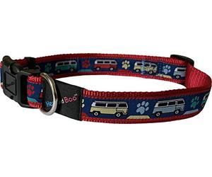 Hem and Boo Camper Van Classic Dog Collar Small