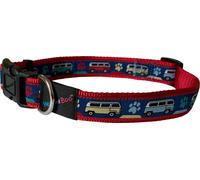 Hem and Boo Camper Van Dog Lead Blue - Small - 1/2