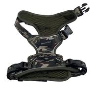 Hem and Boo Dog Harness, Sport Harness, No-pull Reflective Stitching, Outdoor Adventure Big Dog Harness Perfect Match Puppy Vest Harness (Camo, L)