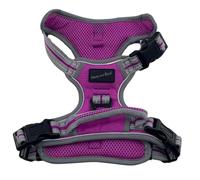 Hem and Boo Dog Harness - Sport, No-pull Reflective, Outdoor Adventure Big Dog Harness - Perfect Match Puppy Vest - Purple, M