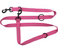 Hem And Boo Double Reflective Sports Lead With Metal Clip And Durable Nylon Material | Pink | (2.5 x 178cm)