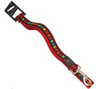 Hem and Boo Fashionable Dog Lead - Black Star Lead - 19mm x 1.2m