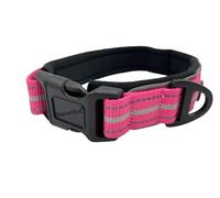 Hem and Boo Neo Sports Collar Adjustable Bright Pink Small 12-14 Inches