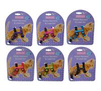 Hem and Boo Nylon Adjustable Kitten and Harness and Lead Set - Spotty