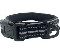 Hem And Boo Padded And Reflective Neo Sports Collars | Black | Large