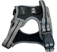 Hem and Boo Sports Harness, Padded and Reflective, Black Medium