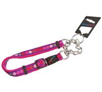Hem & Boo Circles Trainin Collar, 1-inch, Pink