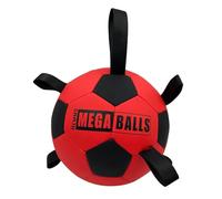 HEM & BOO PICK ME UP FUN MEGA DOG PLAY FOOTBALL INTERACTIVE DOG PUPPY PLAY TOY BALL, FETCH & TUG GAMES, WITH PICK UP HANDLES, DURABLE OUTDOOR & INDOOR TOY, SIZE 1 (6"/15CM), ASSORTED COLOURS