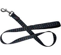 HEM & BOO Skye Design Padded Handle Dog Lead, Large, Black/Blue
