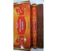 Hem Dragons Blood Hexa Incense Stick, 6packs X 20 Sticks= 120 Sticks with Incense Stick Holder By Sterling Effectz
